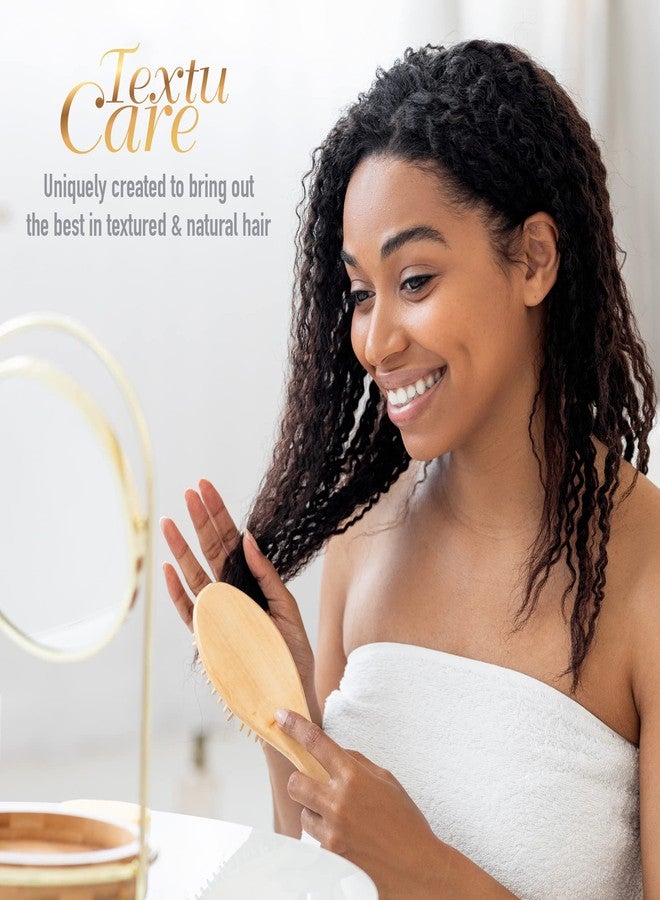 دونا فرشاة تصفيف الشعر دونا متوسطة الحجم للشعر المجعد والطبيعي - صفوف من الشعيرات المرنة لفك التشابك والتجفيف وتحديد التجعيدات، مقبض ناعم الملمس، مثالية لتقسيم الشعر وتشكيله والعناية اليومية بالشعر - Image 5